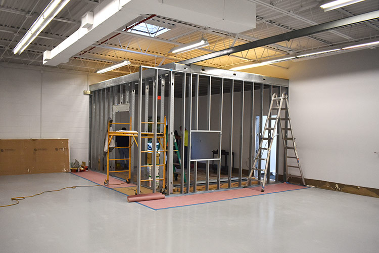 Erection of new CAD and tool design room, with access to office