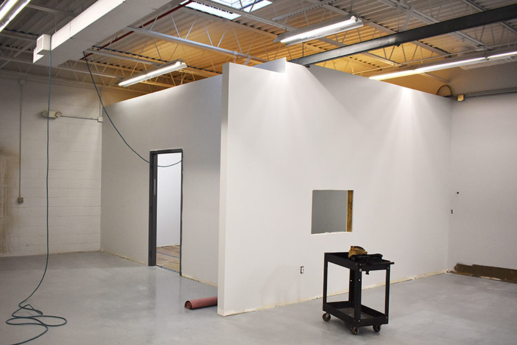 Erection of new CAD and tool design room, with access to office