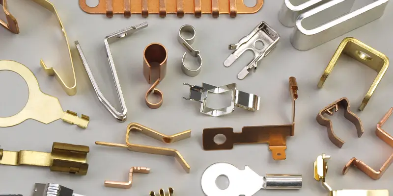 Custom electrical contacts, connectors, terminals