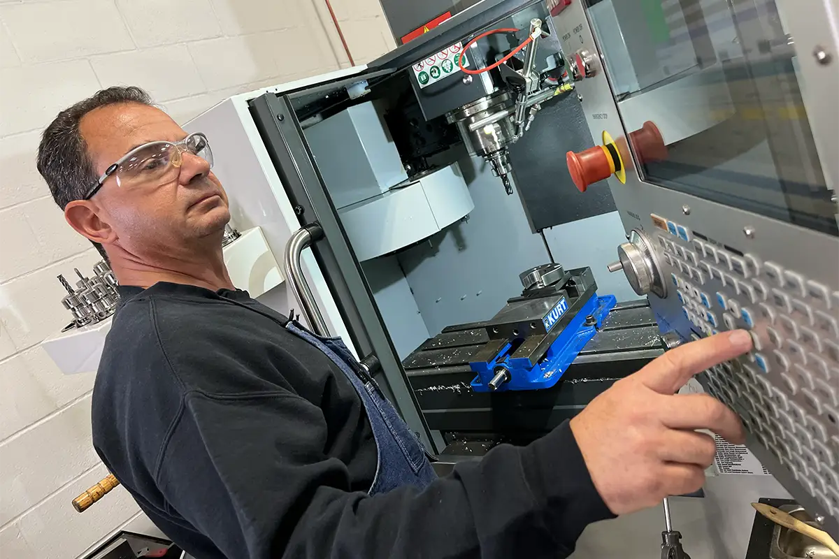 Fourslide toolmaker Rob Ventrello