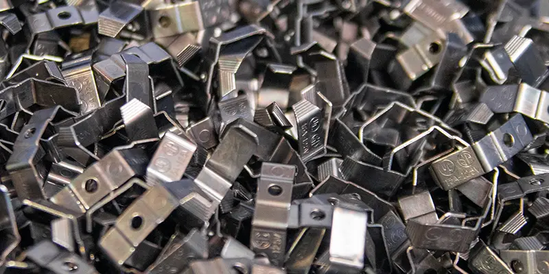 Supplier of custom metal parts for aerospace OEMs Supplier of custom metal clips, contacts and parts for aerospace OEMs
